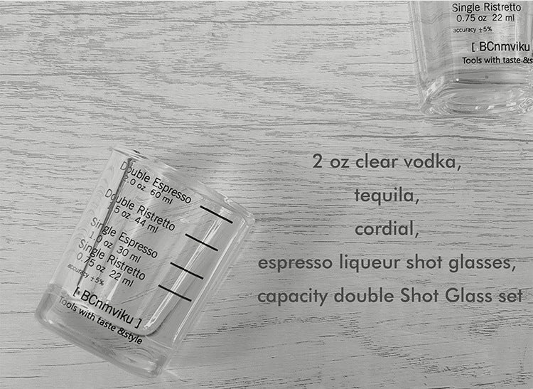 72Coffee Pro Range - Espresso Measuring Shots (2 Pack)