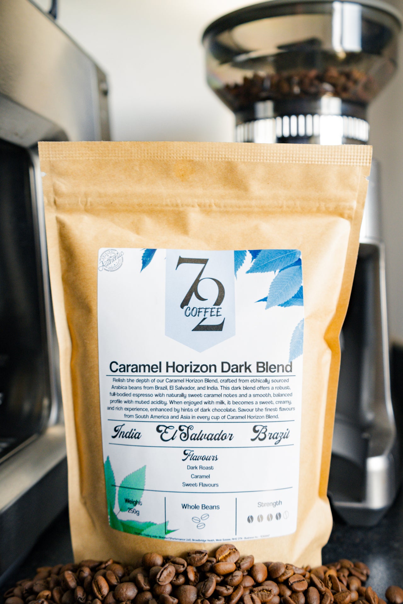 Caramel Horizon Dark Blend - India, El Salvador & Brazil Coffee