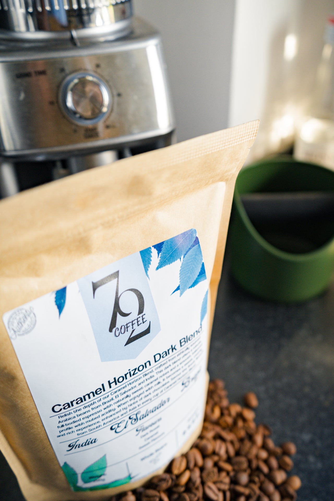 Caramel Horizon Dark Blend - India, El Salvador & Brazil Coffee