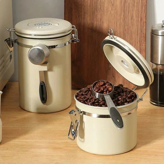 Stainless Steel Airtight Coffee Container